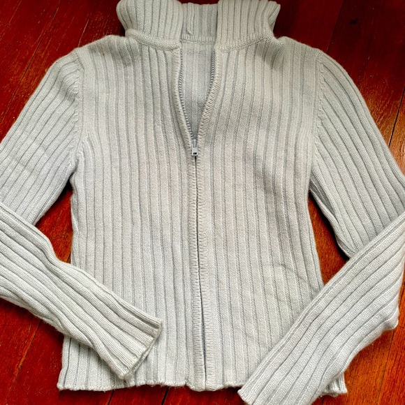 Cashmere hooded cardigan - Picture 2 of 6